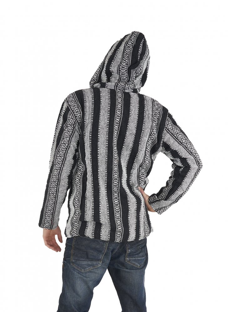 Gheri jacket black and white - fleece