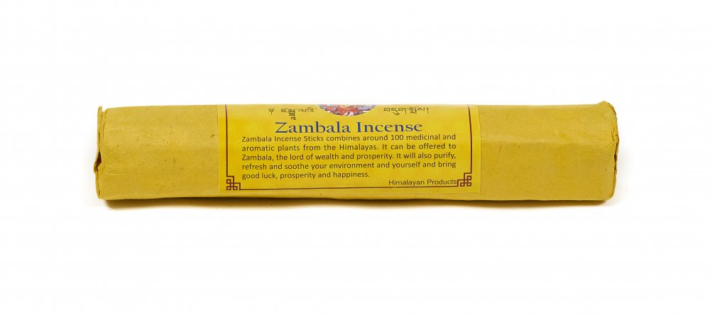 Najwyższej jakości kadzidła bhutańskie „ZAMBALA” JAMBALA DŻAMBALA wykonane z masy roślinnej według starodawnej receptury. Aromat drzewno - ziołowy. 