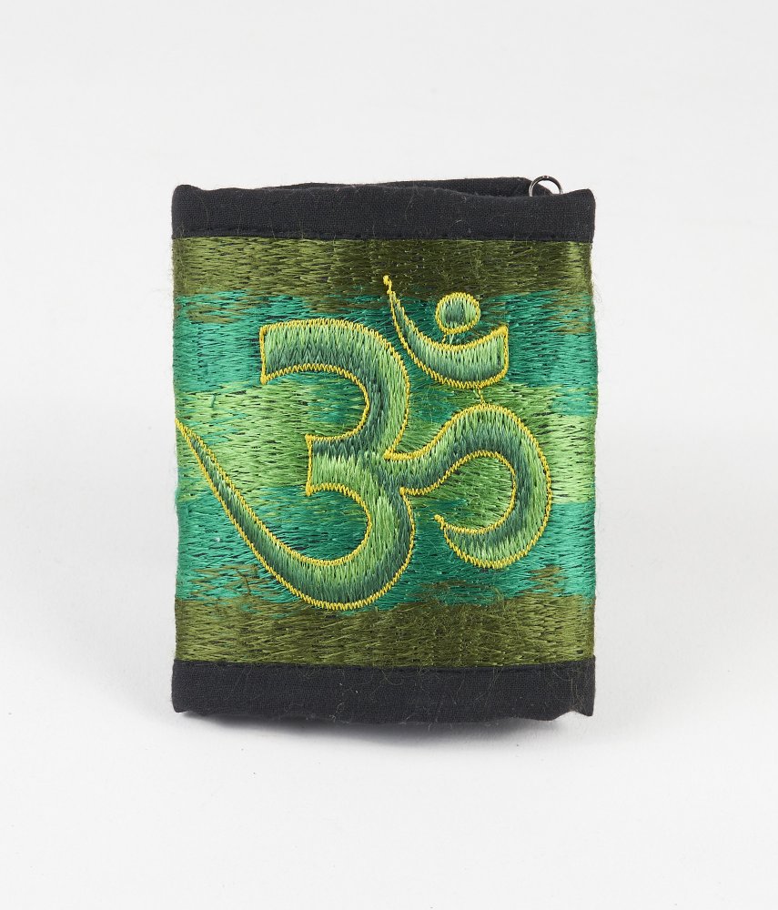 Psy embroidery wallet - OM ॐ