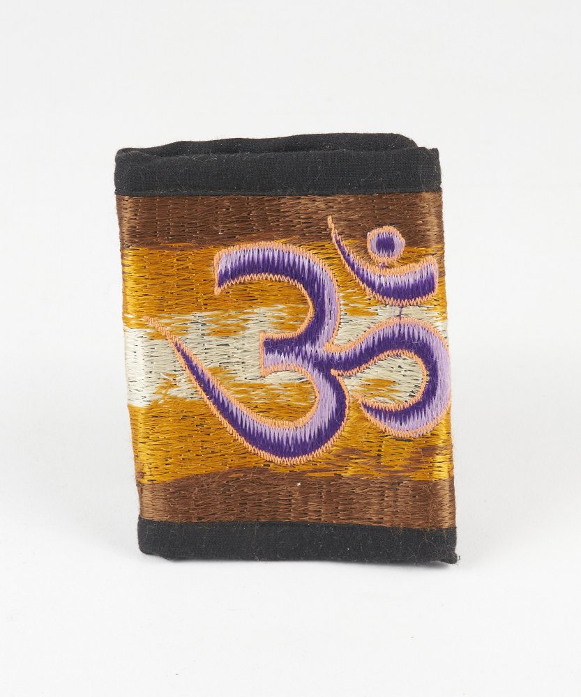 Psy embroidery wallet - OM ॐ