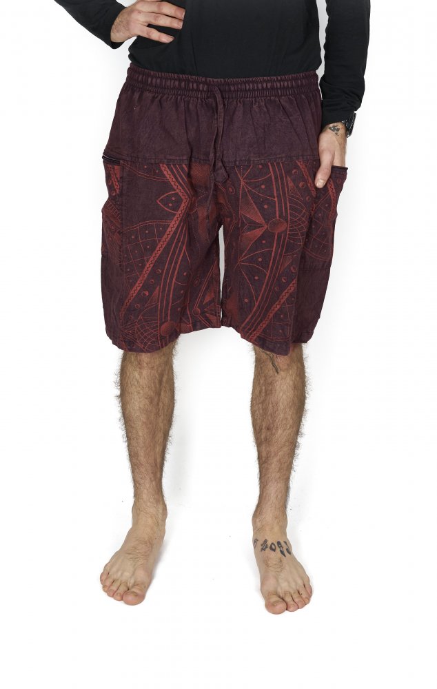 Shorts with psychedelic design M