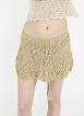 Crocheted MINI skirt - CREAM/ECRU