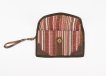 Small gheri and leather clutch purse