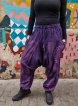 Stonewashed mandala cotton harem pants handmade in Nepal