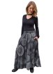 Black mandala skirt 