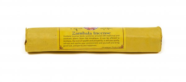 Najwyższej jakości kadzidła bhutańskie „ZAMBALA” JAMBALA DŻAMBALA wykonane z masy roślinnej według starodawnej receptury. Aromat drzewno  ziołowy. 